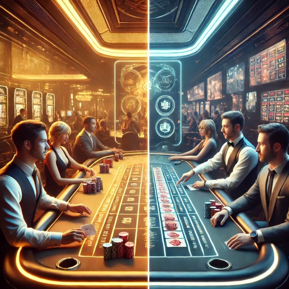 Dealer Virtual vs Dealer Asli